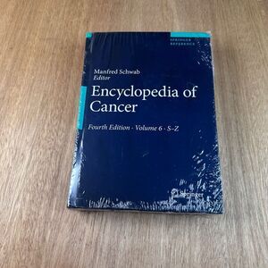 Encyclopedia of Cancer Vol. 6 S–Z • 4th Edition • Springer NEW Sealed Hardcover